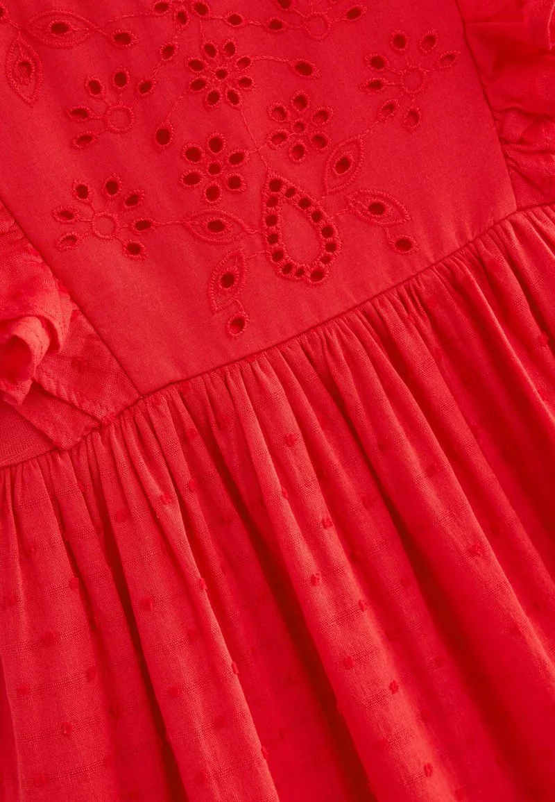 Next Kinder FABRIC MIX - Jerseykleid - Red 3 Next Kinder FABRIC MIX - Jerseykleid - Red – Bild 3