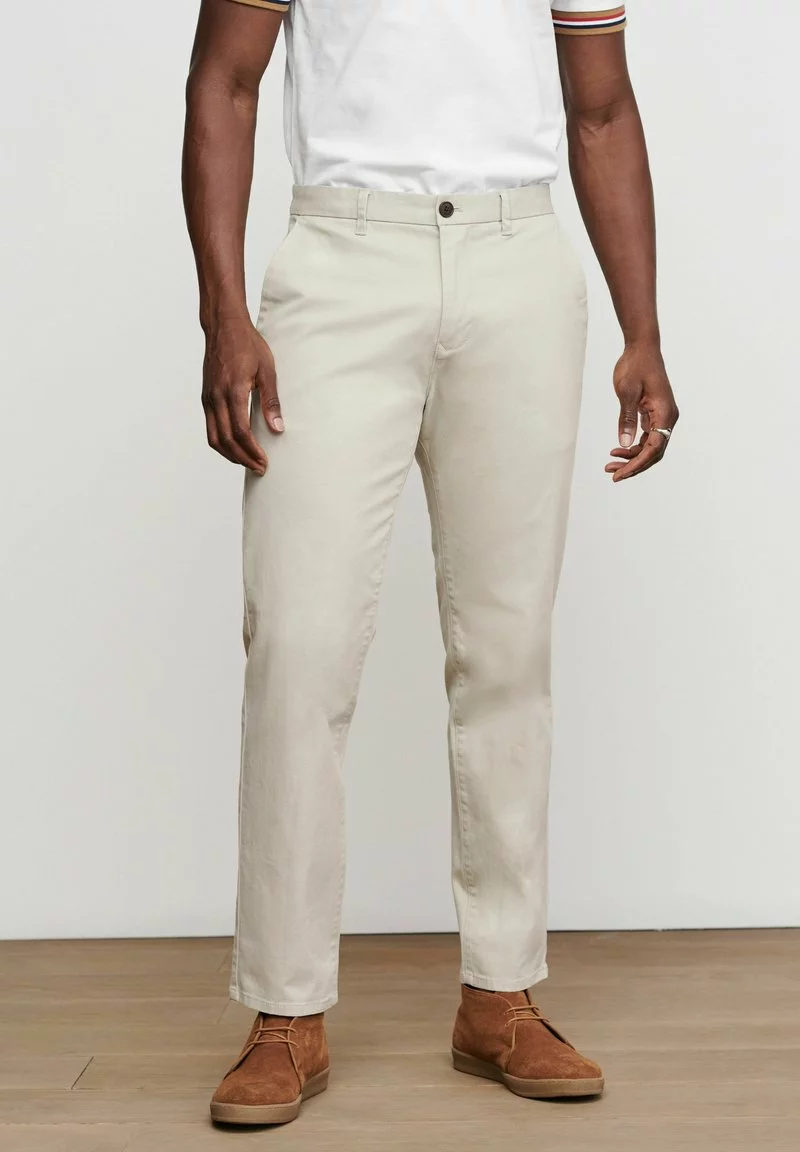 Next Herren STRETCH - Chino - Off-white 1 Next Herren STRETCH - Chino - Off-white