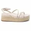 Next Damen Plateausandalette - White