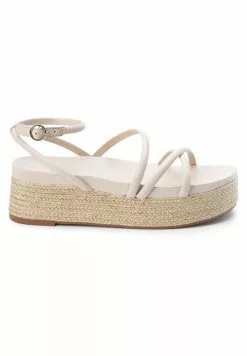 Next Damen Plateausandalette - White