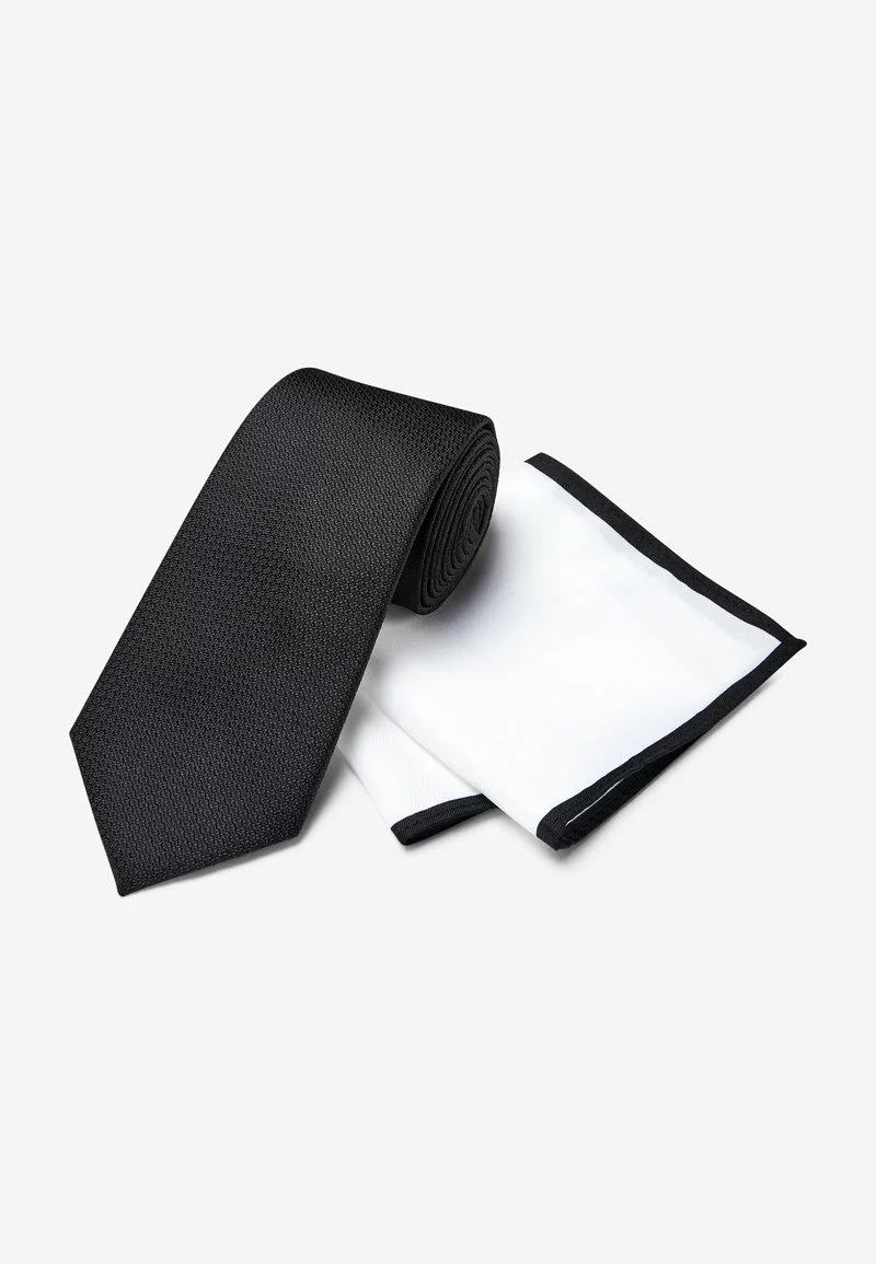 Next Herren SET - Einstecktuch - Black 1 Next Herren SET - Einstecktuch - Black