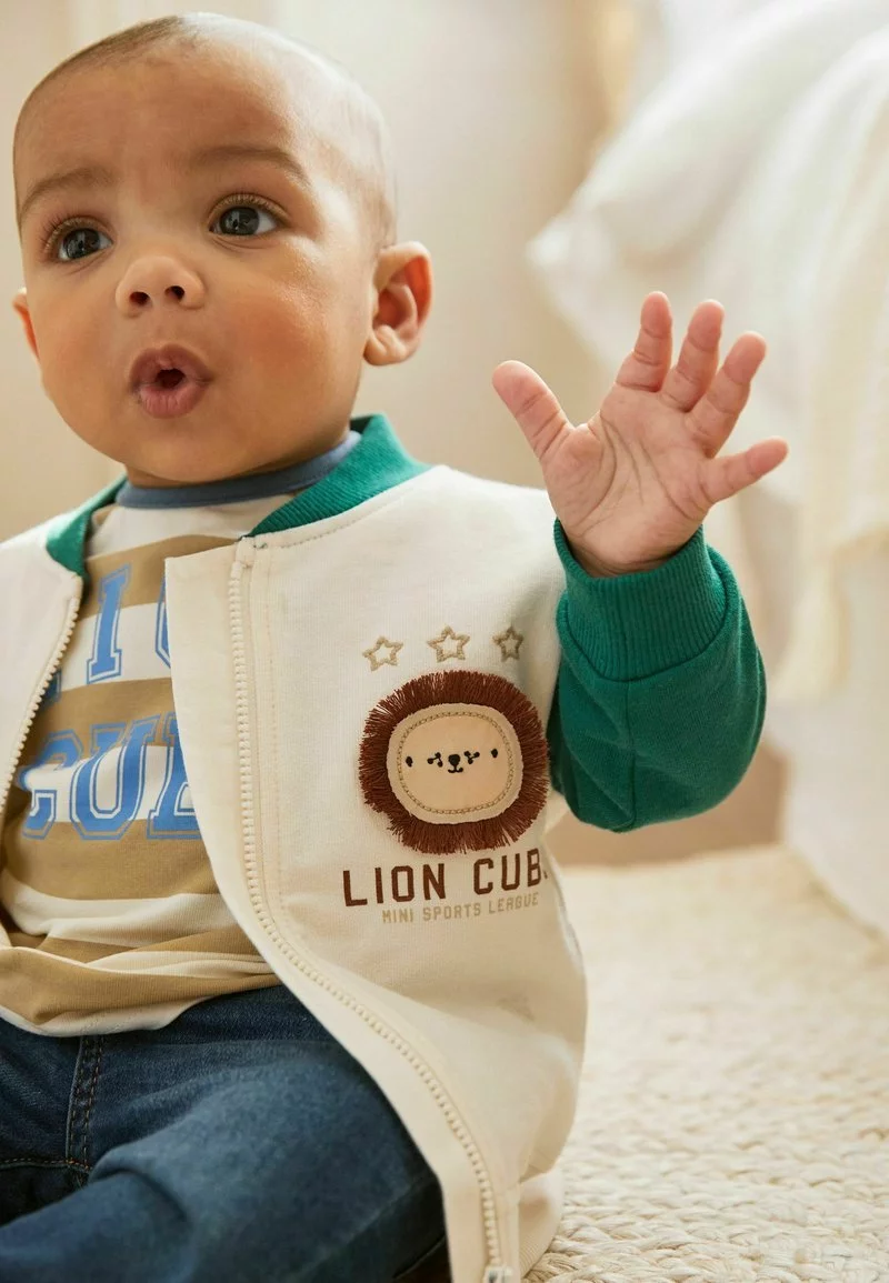 Next Kinder VARSITY - Bomberjacke - Cream 4 Next Kinder VARSITY - Bomberjacke - Cream – Bild 4