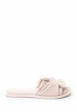 Next Damen HERRINGBONE BOW - Hausschuh - Cream