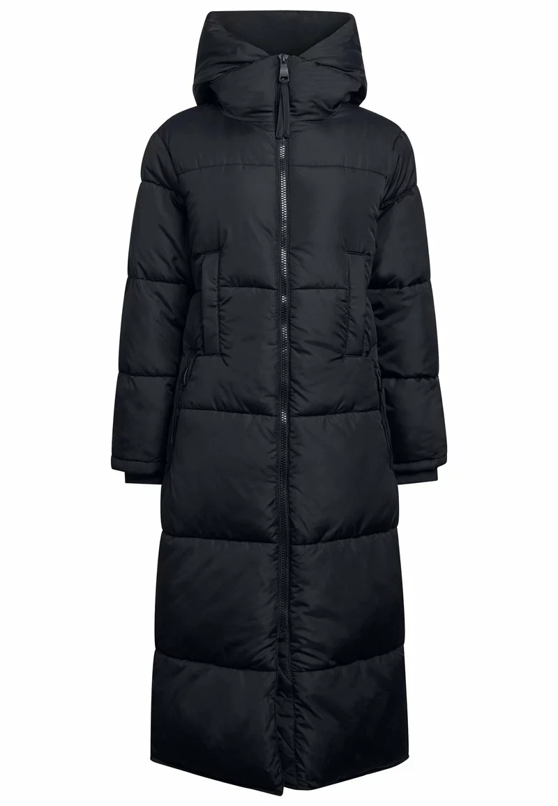 Next Damen LONGLINE PADDED - Wintermantel - Black 4 Next Damen LONGLINE PADDED - Wintermantel - Black – Bild 4