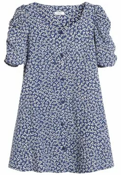 Next SHIRRED - Freizeitkleid - Blue | Kinder