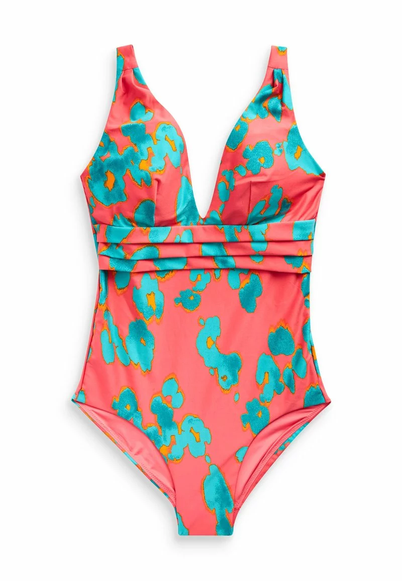 Next Damen SPOT PLUNGE - Badeanzug - Pink Animal Print 4 Next Damen SPOT PLUNGE - Badeanzug - Pink Animal Print – Bild 4