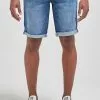 Next Herren Jeans Shorts - Blue