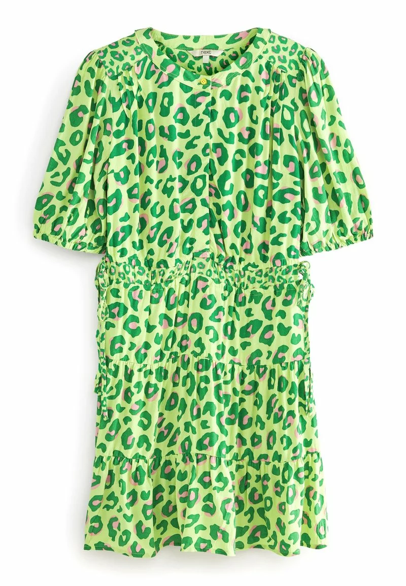 Next Damen TIERED - Freizeitkleid - Green Animal 5 Next Damen TIERED - Freizeitkleid - Green Animal – Bild 5