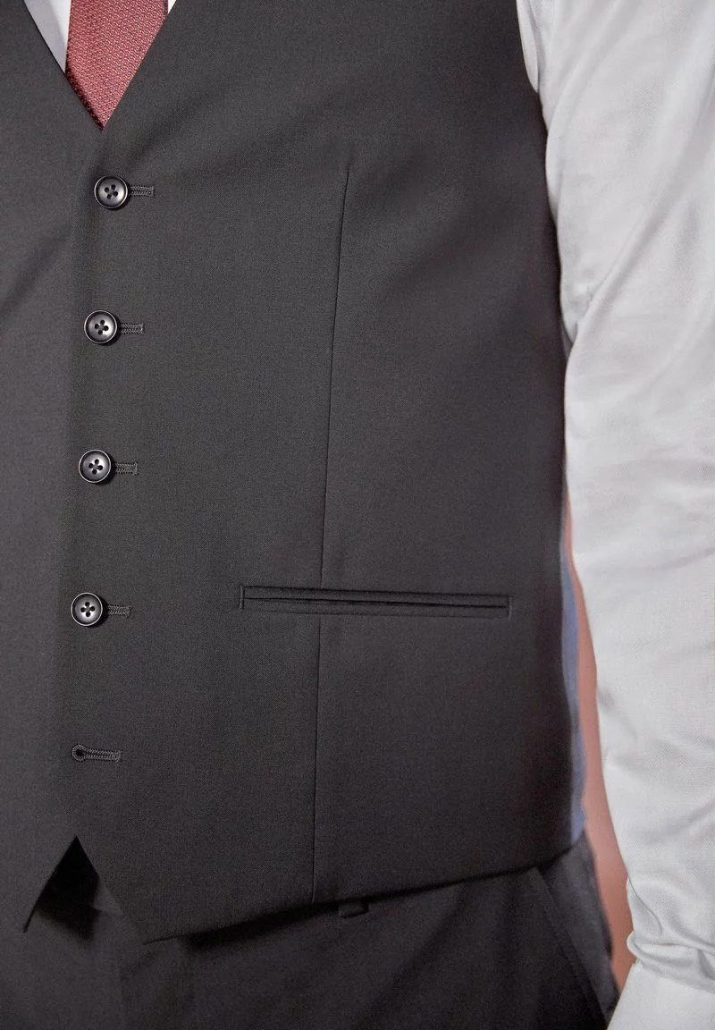Next Herren SIGNATURE PLAIN SUIT: WAISTCOAT - Anzugweste - Black 5 Next Herren SIGNATURE PLAIN SUIT: WAISTCOAT - Anzugweste - Black – Bild 5