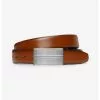 Next BLACK/TAN SIGNATURE REVERSIBLE ITALIAN LEATHER PLAQUE BELT - Gürtel - Brown | Herren