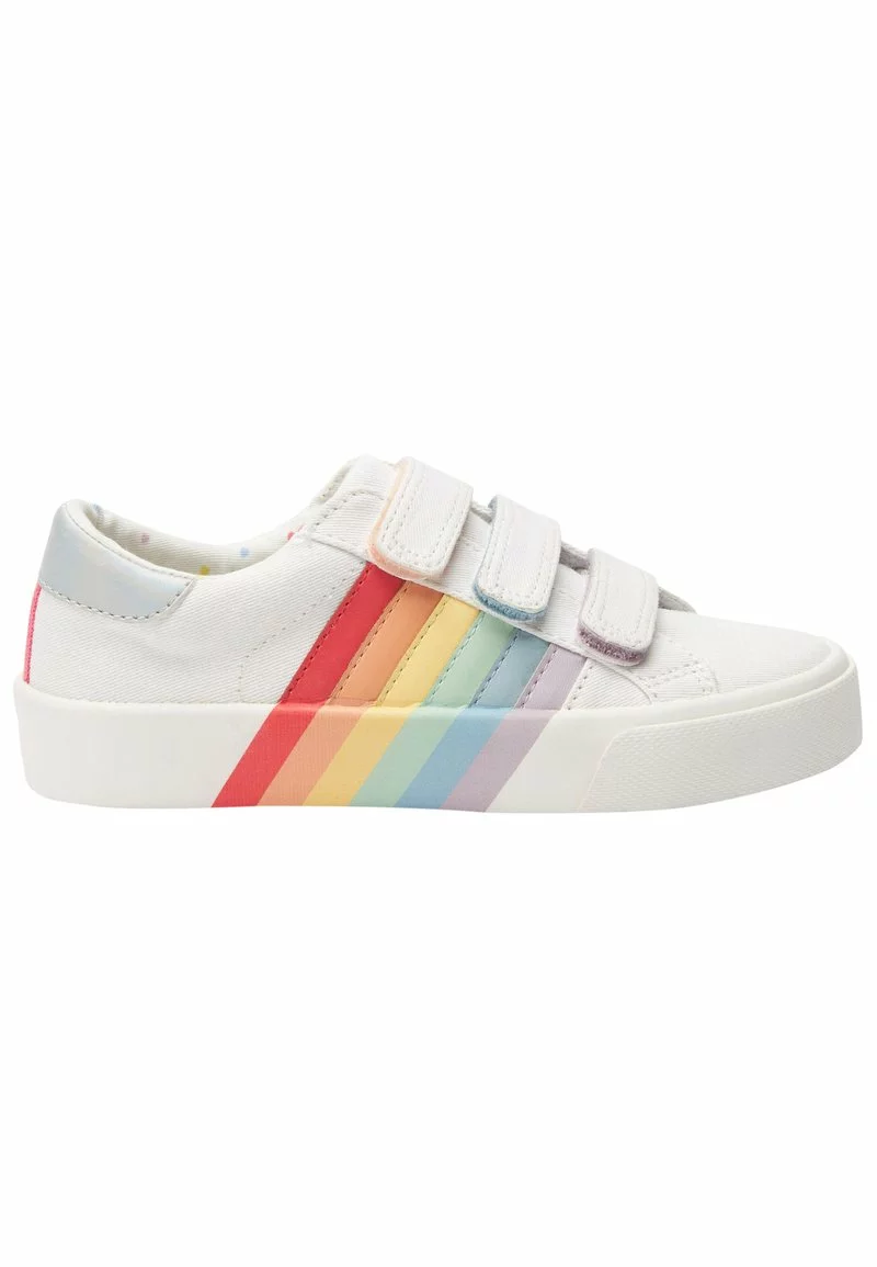 Next Sneaker Low - White Rainbow Canvas | Kinder 1 Next Sneaker Low - White Rainbow Canvas | Kinder