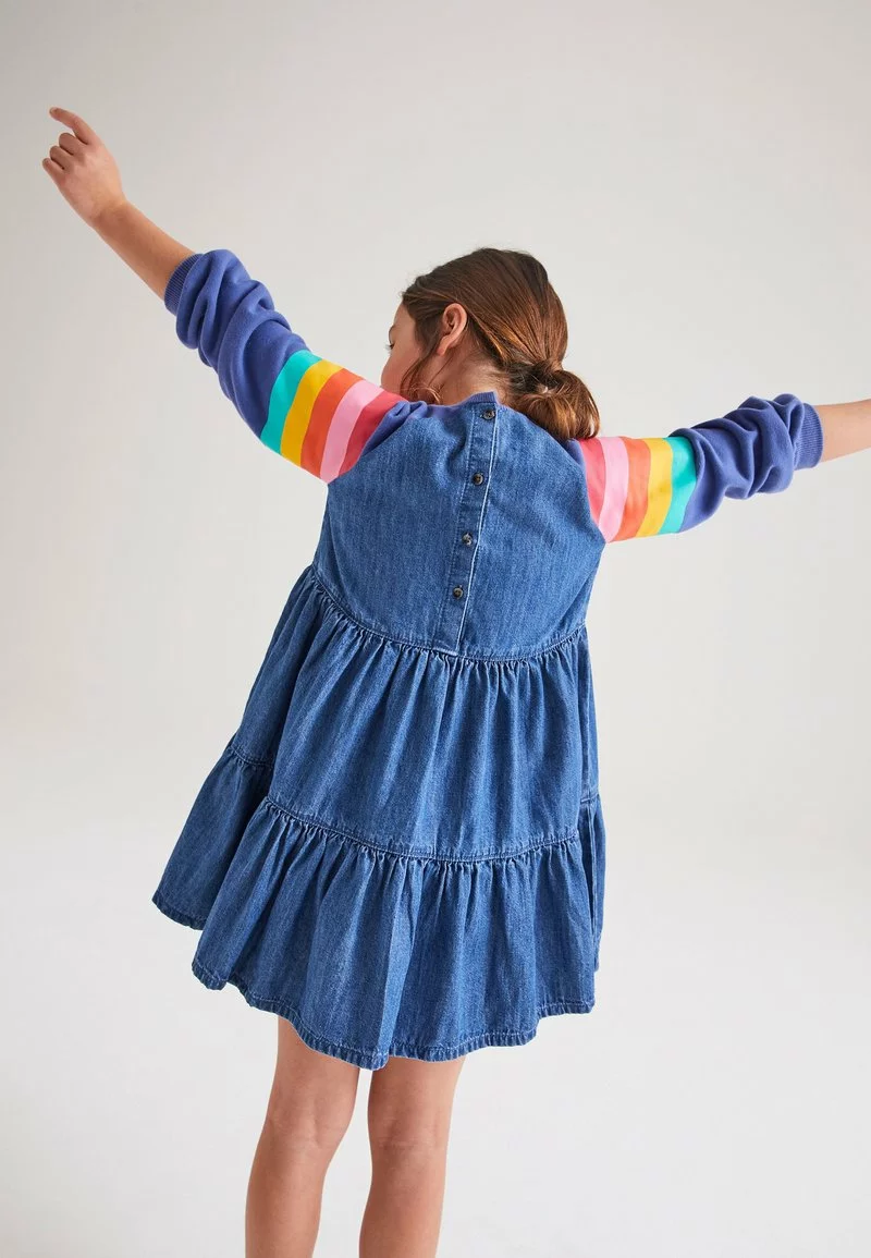 Next Kinder Jeanskleid - Multi-coloured 2 Next Kinder Jeanskleid - Multi-coloured – Bild 2