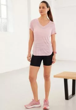 Next Damen SHORT SLEEVE - T-Shirt Print - Light Pink