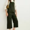 Next Damen TWILL - Latzhose - Khaki