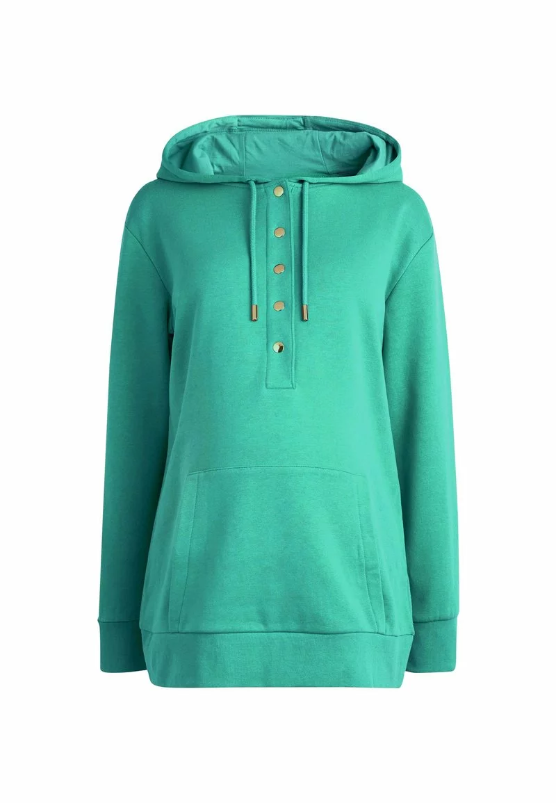 Next Damen POPPER FRONT - Kapuzenpullover - Green 6 Next Damen POPPER FRONT - Kapuzenpullover - Green – Bild 6