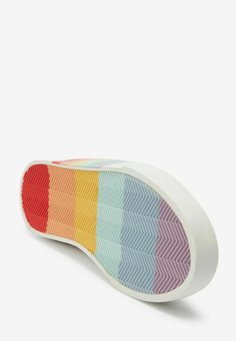Next Sneaker Low - White Rainbow Canvas | Kinder 4 Next Sneaker Low - White Rainbow Canvas | Kinder – Bild 4
