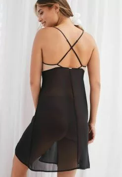 Next Damen AFTER DARK SLIP - Nachthemd - Black