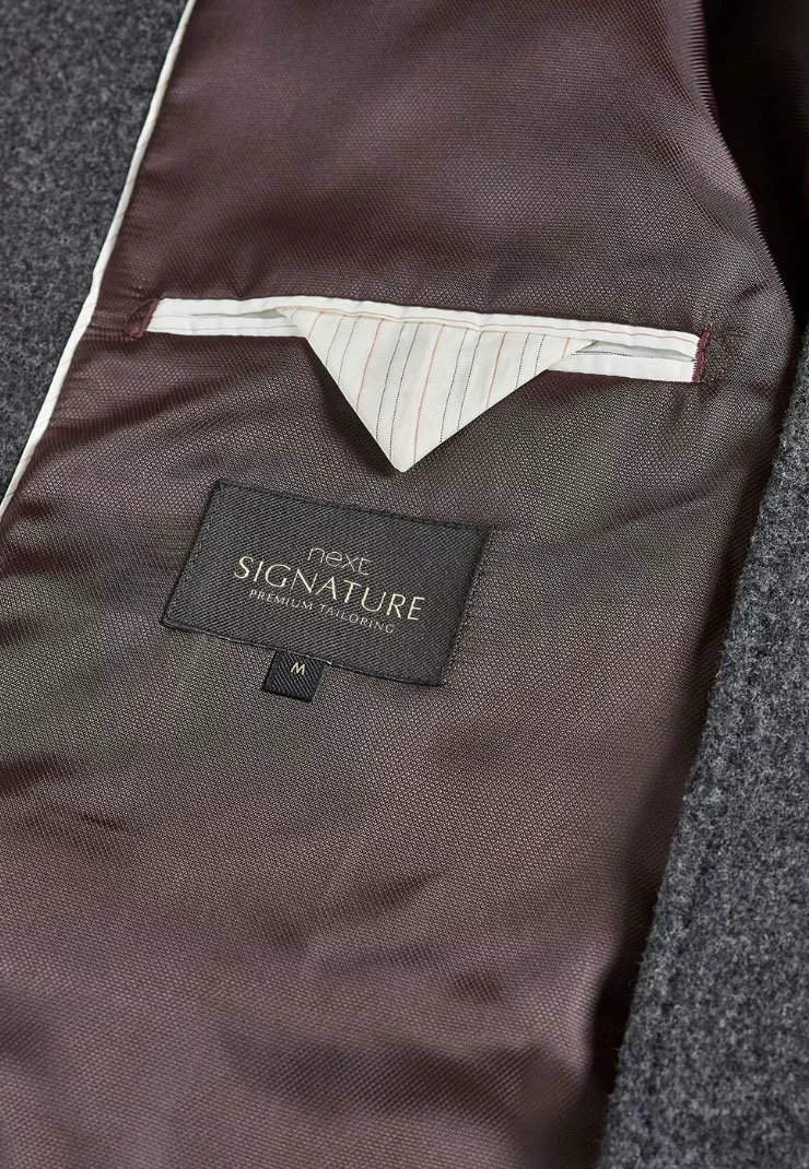 Next Herren SIGNATURE EPSOM - Klassischer Mantel - Charcoal 6 Next Herren SIGNATURE EPSOM - Klassischer Mantel - Charcoal – Bild 6