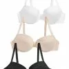 Next Damen EMILY LIGHT PAD PUSH UP BALCONY BRAS 3 PACK - Push-up BH - Black