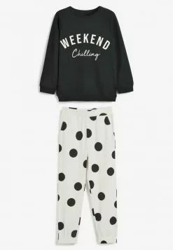 Next Kinder Nachtwäsche Set - Black, White