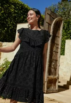 Next Damen BRODERIE MIDI - Strandaccessoire - Black -Next Großes Kaufhaus 2e3c3118b8904303aa41ccc1be748ecd