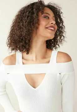 Next Damen BARDOT CUT-OUT - Top - White -Next Großes Kaufhaus 2e9ad6262f0f4e108217c666469af56b
