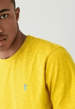 Next Herren STAG - T-Shirt Basic - Yellow Marl 8 Next Herren STAG - T-Shirt Basic - Yellow Marl -Next Großes Kaufhaus 2facbd5a3d714bbc8423cdb13512fe4b
