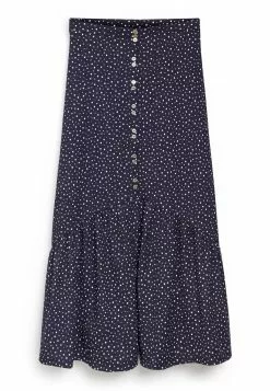 Next Damen Faltenrock - Navy Blue Spot -Next Großes Kaufhaus 2fb949bc3980457688597174b6b4adf4