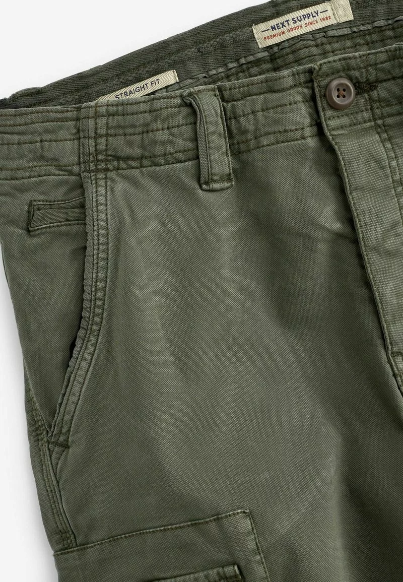 Next Herren AUTHENTIC BLEND - Cargohose - Khaki Green 4 Next Herren AUTHENTIC BLEND - Cargohose - Khaki Green – Bild 4