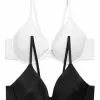 Next Damen HOLLY FULL CUP LIGHT PAD T-SHIRT BRAS 2 PACK - Push-up BH - Black