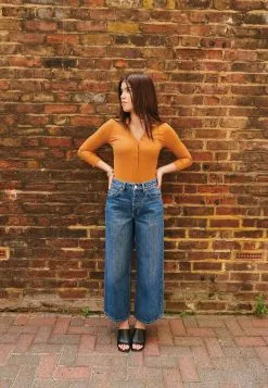 Next Damen Flared Jeans - Dark Blue