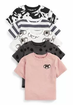 Next Kinder 5 PACK - T-Shirt Print - Black