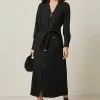 Next Damen MIDI ZIP FRONT - Blusenkleid - Black