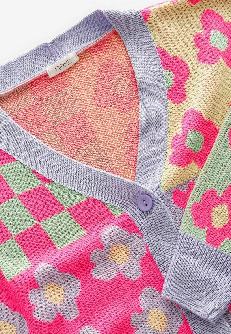 Next Kinder FLORAL PATCH - Strickjacke - Colourblock 3 Next Kinder FLORAL PATCH - Strickjacke - Colourblock – Bild 3