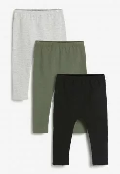 Next Kinder 3 PACK - Leggings - Hosen - Khaki