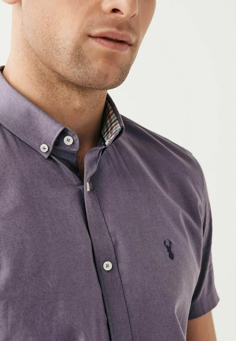 Next Herren STRETCH OXFORD - Hemd - Purple 4 Next Herren STRETCH OXFORD - Hemd - Purple – Bild 4