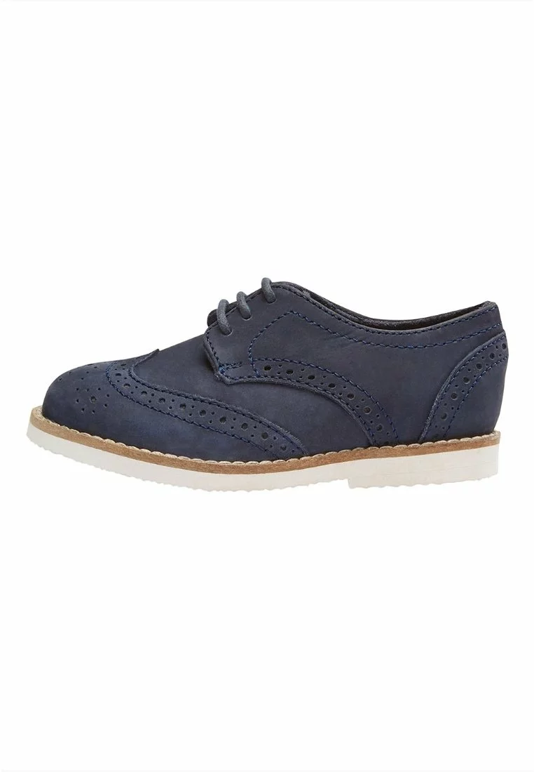 Next Kinder LEATHER BROGUES - Schnürer - Blue 1 Next Kinder LEATHER BROGUES - Schnürer - Blue