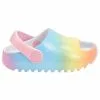Next Kinder Clogs - Pink Rainbow Glitter