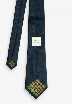 Next Herren TEXTURED 2 PACK WITH CLIP - Krawatte - Yellow Dark Blue -Next Großes Kaufhaus 33e49c65b5bc4c058f530458ec98388f