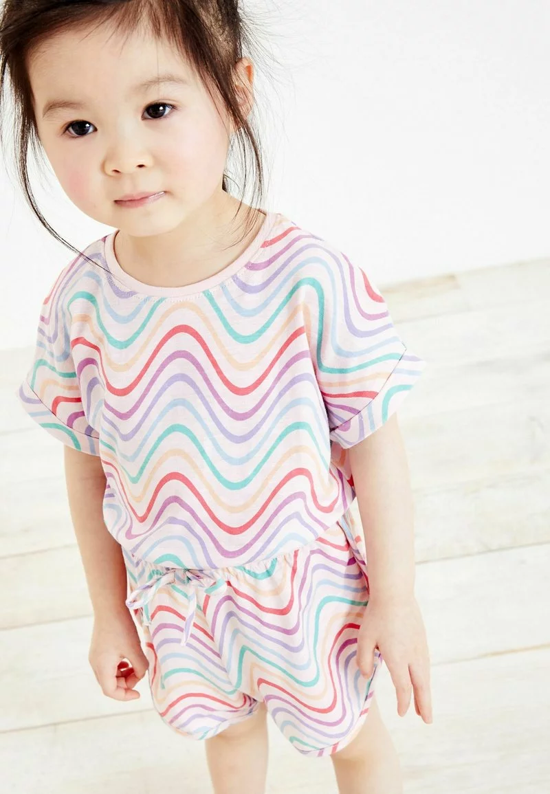 Next Jumpsuit - Rainbow Wave Stripe | Kinder 1 Next Jumpsuit - Rainbow Wave Stripe | Kinder
