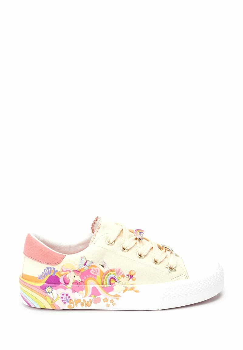 Next Kinder Sneaker Low - Cream Flower Power Charm 1 Next Kinder Sneaker Low - Cream Flower Power Charm