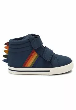 Next Kinder RAINBOW DINOSAUR SPIKE - Sneaker High - Mottled Dark Blue