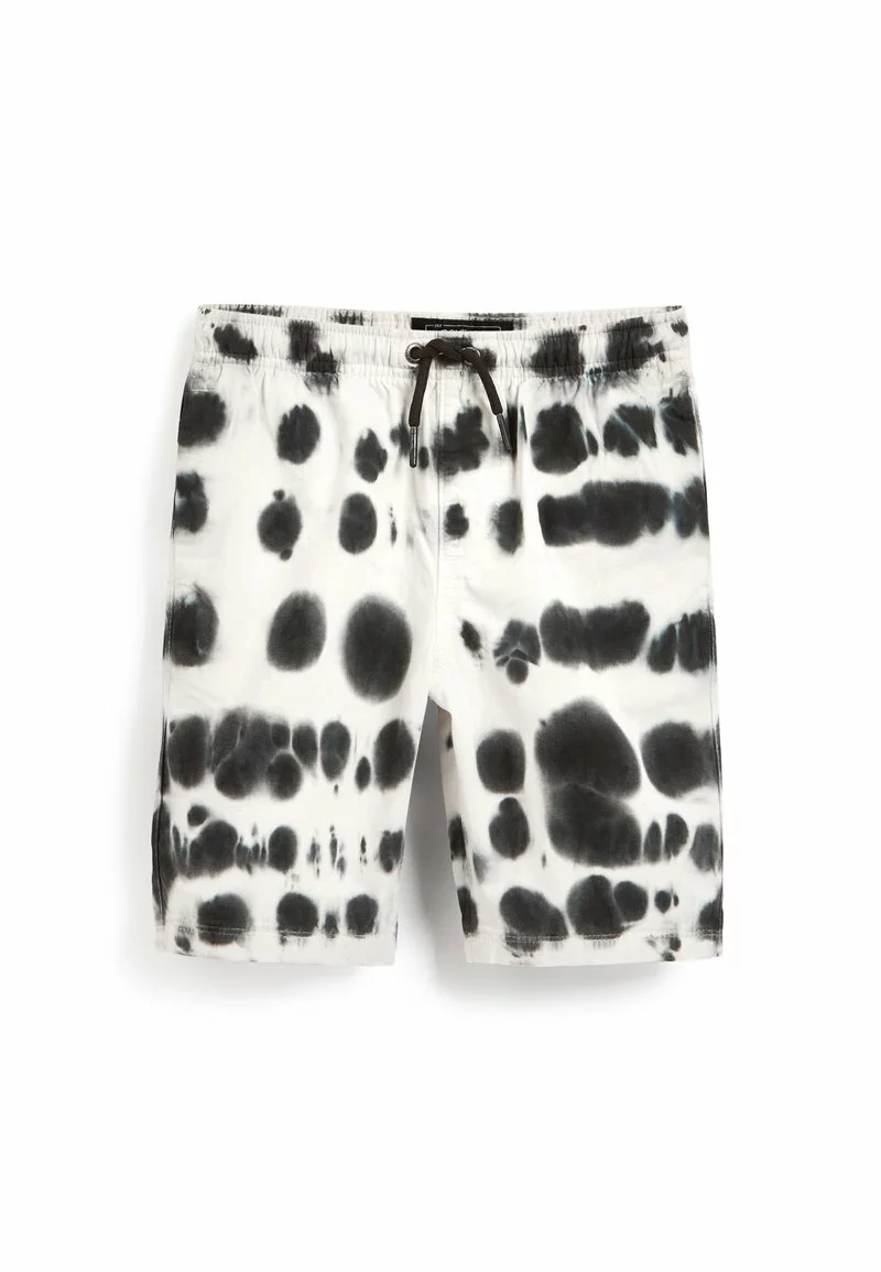 Next Kinder PULL-ON - Shorts - Black White 1 Next Kinder PULL-ON - Shorts - Black White