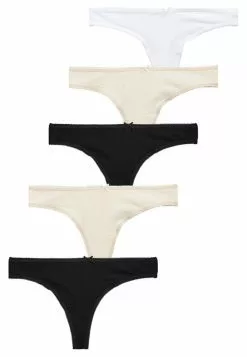 Next Damen 5 PACK - String - Black -Next Großes Kaufhaus 362a8c0d744449e793e5301d274c5338