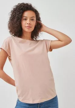 Next Damen T-Shirt Basic - Light Pink