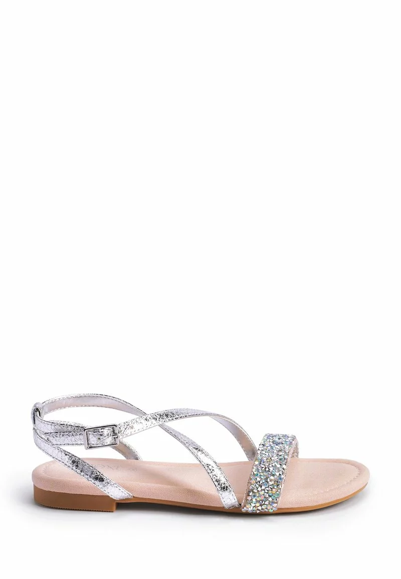Next Kinder CRYSTAL - Riemensandalette - Silver Coloured 1 Next Kinder CRYSTAL - Riemensandalette - Silver Coloured