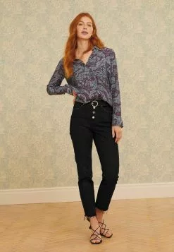 Next Damen Hemdbluse - Batchelors Rust Print