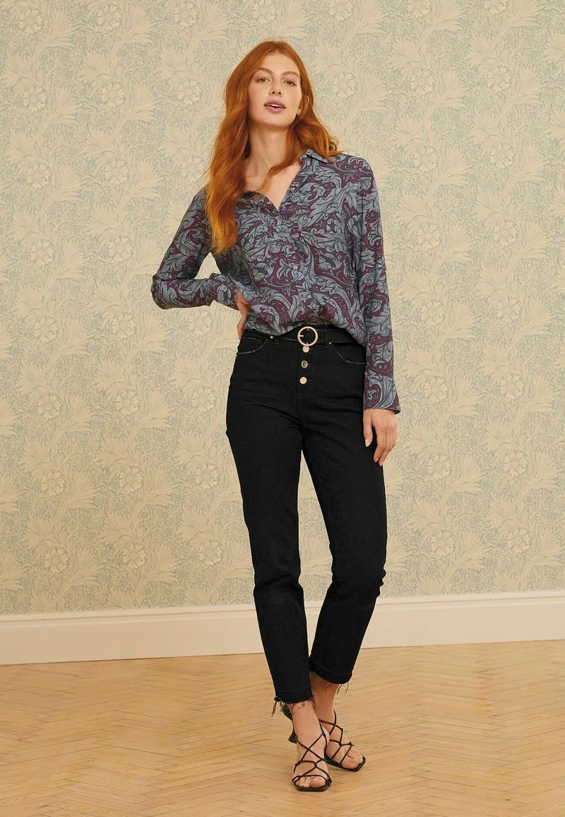 Next Damen Hemdbluse - Batchelors Rust Print 1 Next Damen Hemdbluse - Batchelors Rust Print