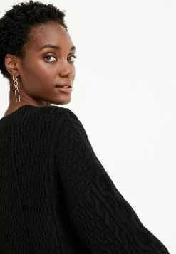 Next Damen CABLE - Strickkleid - Black -Next Großes Kaufhaus 375d4e34525a4be08b5cfb77c882eb8a