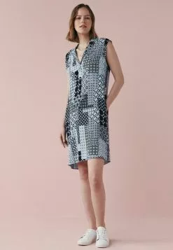 Next Damen Freizeitkleid - Blue Snake Print